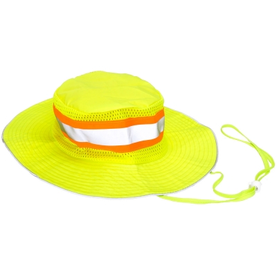16800-139-0, ANSI High Visibility Lime Ranger Hats, MutualIndustries